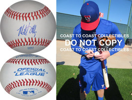 Mike Olt Texas Rangers Chicago Cubs White Sox signed autographed basebal... - $54.44