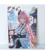 Elysia Waifu Card Anime Girl Wall Sake Japan Art Oversized Board A5 - $22.76