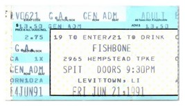 Arrête Concert Ticket Stub Juin 21 1991 Levittown New York - £35.64 GBP