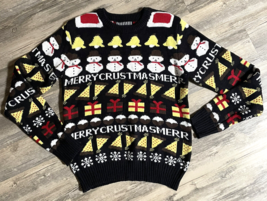 Christmas Sweater Merry Crustmas American Stitch Unisex Pizza Holiday Party XL - £11.39 GBP