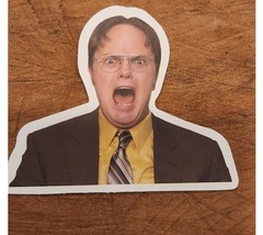 NEW Dwight Schrute The Office Sticker Laptop Notebook Box TV  Dunder Mif... - £1.79 GBP