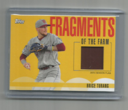 Brice Turang (Brewers) 2020 Topps Pro Debut Fragments Of The Farm Relic #FF-FL - £7.58 GBP