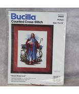 Bucilla Good Shepherd Counted Cross Stitch Kit 49668, Jesus and His Flock - £31.21 GBP