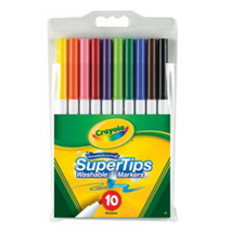 Crayola Super Tip Washable Marker 10pcs - $355.41 MXN