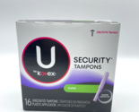 U by Kotex Security Tampon Super Absorbency Feminine Unscented 16 Count ... - £20.59 GBP