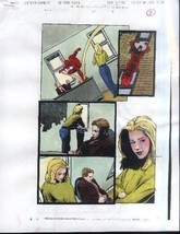 Original 1996 Daredevil 354 color guide Production art page 6: Marvel Co... - $58.39