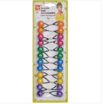 Twinbead Pony Tail Holders, 16mm, 12 Pcs (Multi-Pastel) by BT Warehouse - $8.45