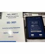 Schweitzer SEL-3021 Serial Encrypting Transceiver Encrypter W/ Manual SE... - $406.14 CAD
