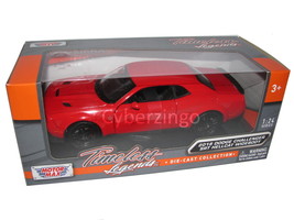 2018 Dodge Challenger SRT Hellcat Red 1/24 Scale Diecast Model Car New In Box - $21.39