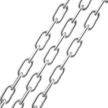 VEVOR Zinc Plated Proof Coil Chain Carbon Steel Chain Sling 3/16&quot; x 250&#39; 1100lbs - $261.21