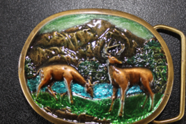 Deer belt buckle- NEW - $284.59 MXN