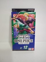 One Piece TCG Zoro &amp; Sanji Starter Deck ST-12 English (SEALED) - £18.35 GBP