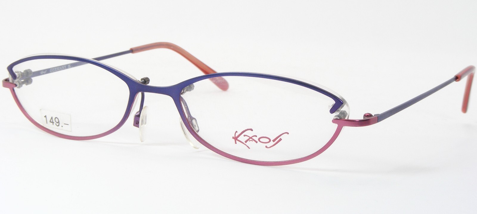 KaOS SEVENTY 2 Violeta Azul Gradiente Rosa Único Raro Gafas Marco 54-14-135 - $96.17