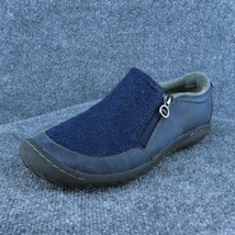 JBU Women Slip-On Shoes Crimson Blue Vegan Zip Size 6.5 Medium (B, M) - £13.22 GBP