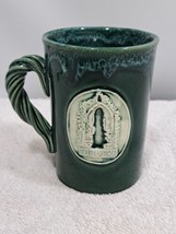 Topusko Pottery Green Mug Cup - $14.50