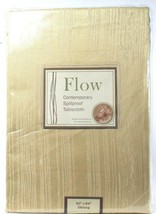 1 Count Flow Contemporary Spill Proof Tablecloth 60 in x 84 in Ivory 001063