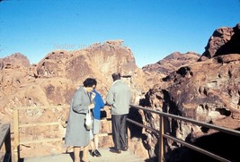 1970 Valley of Fire Rock Formations Lookout Las Vegas Ektachrome 35mm Slide - £2.77 GBP