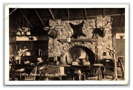 Bear Mountain Inn Fireplace Interior New York NY WB Postcard U14 - £3.91 GBP