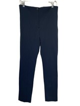 Theory Clean Cigarette Navy Blue Pants Tucson Knit Size 10 - $34.64