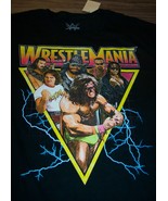 WWF WWE WRESTLEMANIA T-SHIRT MENS MEDIUM NEW Ultimate Warrior Macho Man ... - $27.08 CAD