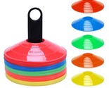 Soccer Cones, Pack Of 50 Agility Training Disc Cones For Sports, Multico... - $29.99