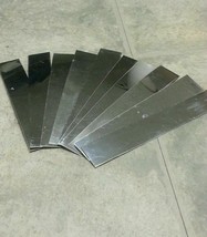 stainless shim steel stock 1.06&quot; wide X 0.015&quot; thick 6&quot;+ long 5 pieces p... - £26.22 GBP
