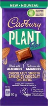 3 X Cadbury Chocolate Plant Bar Chocolatey Smooth Vegan With Almonds 90g Each - £22.30 GBP