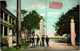 Vtg Postcard c 1910 San Antonio TX Ft Sam Houston Infantry Post Entrance Unused - £8.96 GBP