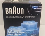 BRAUN CLEAN &amp; RENEW CARTRIDGE - 2 PACK CARTRIDGES - $17.48