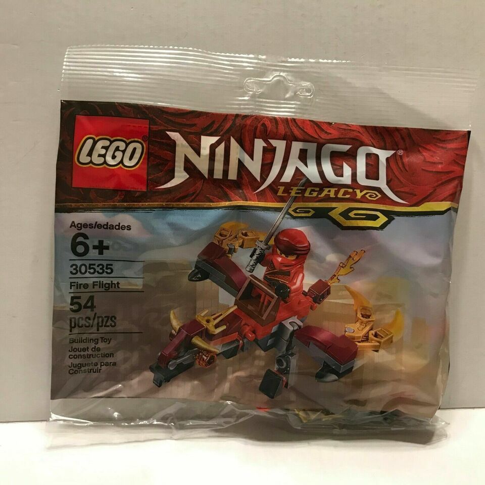 New Ninjago Red Ninja Kai Fire Flight Lego Set Polybag - $16.10