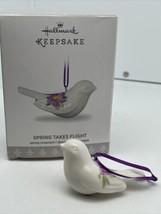 2017 Hallmark SPRING TAKES FLIGHT Porcelain Bird Ornament by Edythe Kegrize - $12.16