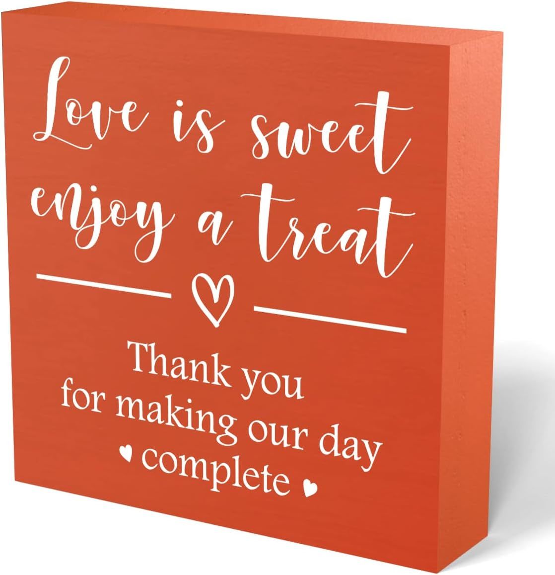 Sweet Home Decor, Love Is Sweet Enjoy A Treat Sign, Dessert Table Sign, ... - $20.96