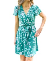 Gilli this view never gets old dress in Green/White - size S - £33.46 GBP