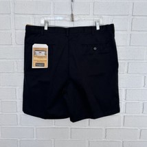 Haggar Shorts Expandable Waist Wrinkle Resistant Mens 40 Black New With Tags - £15.61 GBP