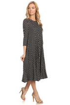 Black Polka Dot Dress - Small - £15.33 GBP