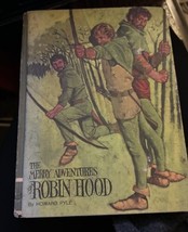 Vintage 1968 Merry Adventures of Robin Hood Howard Pyle Educator - £7.75 GBP