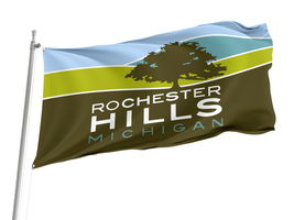 Rochester Hills, Michigan Flag,Size -3x5Ft / 90x150cm, Garden flags - $29.80