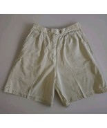 Vtg Banana Republic Safari Shorts Womens 6 Pleated High Waist Cotton Chi... - $48.94