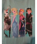 NWT - Disney Store Girl&#39;s Size 4 (XS) Frozen Characters Short Sleeve Tee - £10.37 GBP