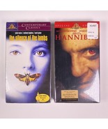 MGM Hannibal &amp; Silence Of The Lambs VHS Factory Sealed MGM Watermarks Lo... - $27.15 CAD