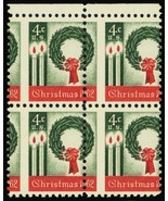 1205, Large Misperforation Scarce ERROR Block of 4¢ Stamps MNH - Stuart ... - $75.00