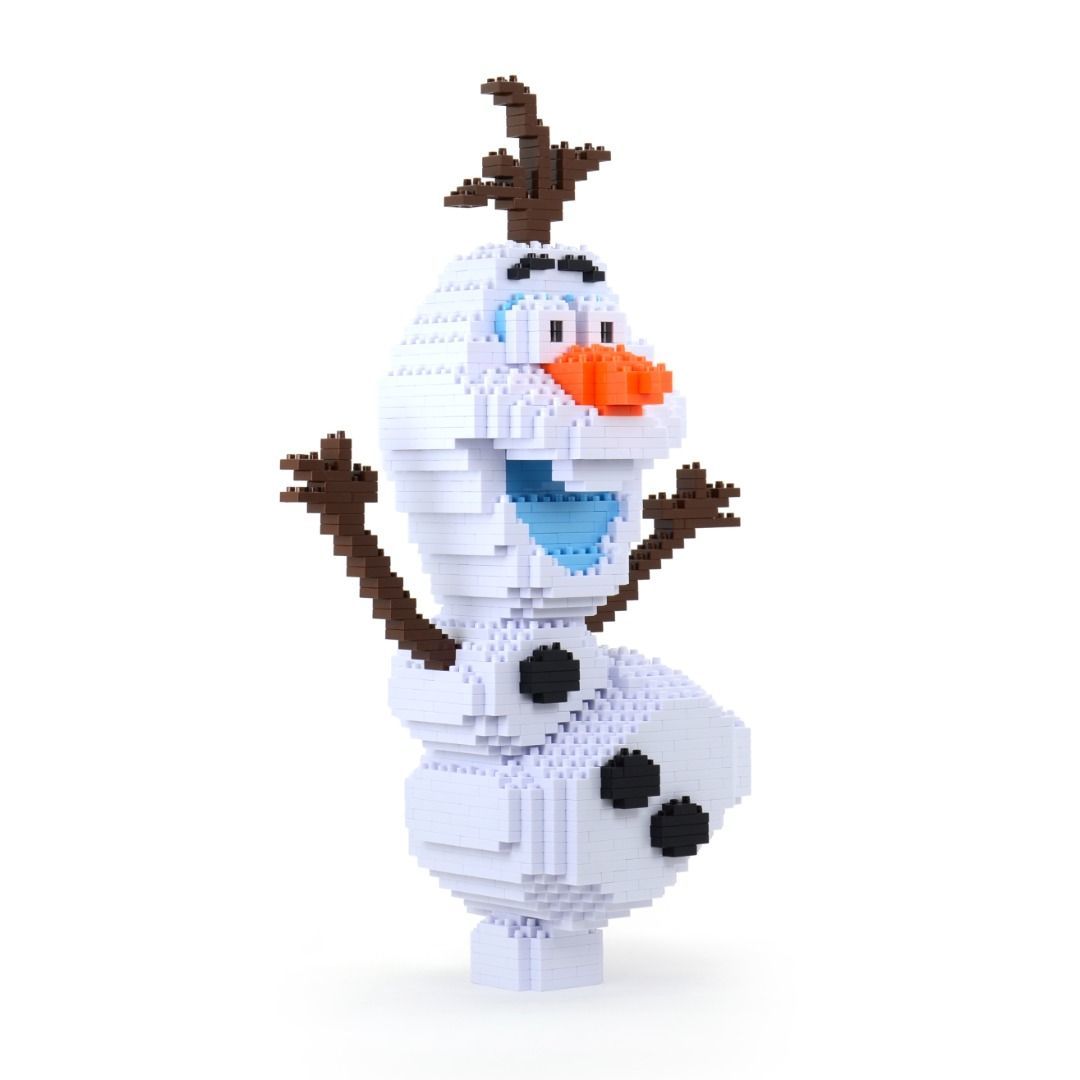Olaf (Frozen) Sculpture (JEKCA Lego Brick) DIY Kit Item image 2