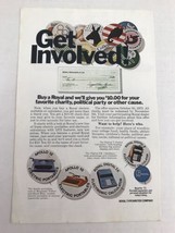Royal Typewriter Vtg 1972 Print Ad Politics Get Involved - £7.78 GBP