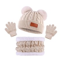 Designer Kids Woolly Hat, Scarf &amp; Gloves Set For Girls/Boys, Baby Beanie... - $12.46