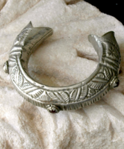 Tribal Bracelet, Cuff bracelet, Yemeni Cuff Bracelet, Bedouin anklet (YB1) - $89.99