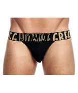 Gregg Homme Men&#39;s Sexy Stylish Jockstrap Gold&amp;Black Made in Canada &quot;Larg... - £15.94 GBP