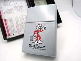 Reddy Kilowatt Light Gray Zippo 1999 Mint Rare - £101.80 GBP