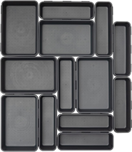 Office Drawer Organizers Bins Junk Drawer Organizers Tray Storage Divide... - £16.22 GBP