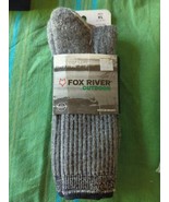 Fox River Mens Trailmaster Medium weight Crew Socks XL Mens 12-14.5 - £7.68 GBP