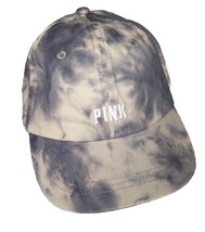 Victorias Secret Pink Blue Purple Adjustable Baseball Hat Cap Tie Dye NE... - £13.27 GBP